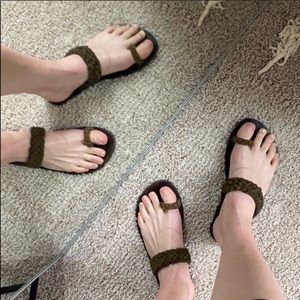 Vintage caravana montaecristo toe ring sandal